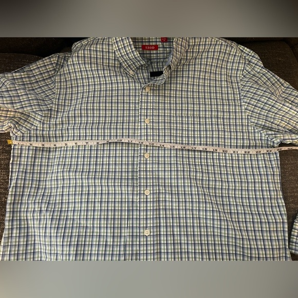 Men’s Izod Plaid Button Down Dress Shirt - Picture 11 of 11